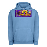 Pigment Pebble Blue spooky squad 11oz mug Urban Hoodie - BundleAndBundleShop