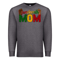 Charcoal Heather juneteenth mom Premium Sweatshirt - texasbilliewilder