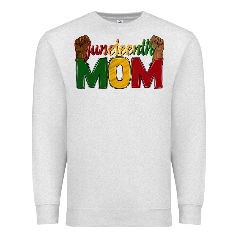 Juneteenth Mom Premium Sweatshirt by texasbilliewilder | Teevron