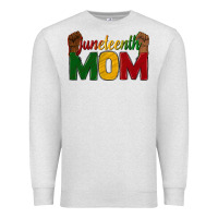Oatmeal Heather juneteenth mom Premium Sweatshirt - texasbilliewilder