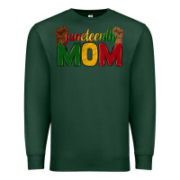 Sports Green juneteenth mom Premium Sweatshirt - texasbilliewilder