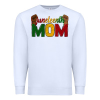 White juneteenth mom Premium Sweatshirt - texasbilliewilder