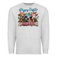 Dove Grey Happy Easter Heifers Premium Sweatshirt - RanaPortraitStore
