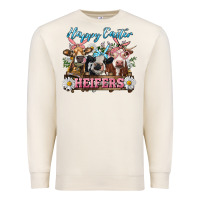 Sandshell Happy Easter Heifers Premium Sweatshirt - RanaPortraitStore