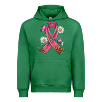 Emerald Cancer Ribbon Stethoscope Daisy Butterfly Urban Hoodie - Artiststas