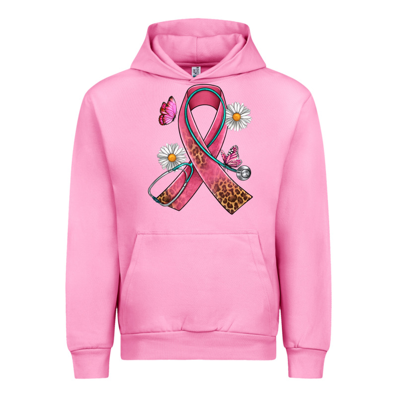 Cancer Ribbon Stethoscope Daisy Butterfly Urban Hoodie by Artiststas | Teevron