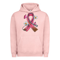 Pigment Salmon Cancer Ribbon Stethoscope Daisy Butterfly Urban Hoodie - Artiststas
