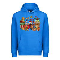 True Royal christmas cookie coffee cups Premium Hoodie - AdoDesignShop