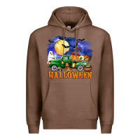 Chestnut halloween truck Premium Hoodie - AdoDesignShop