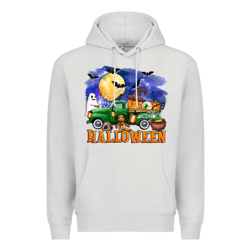Halloween Truck Premium Hoodie by AdoDesignShop | Teevron