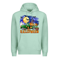 Seafoam halloween truck Premium Hoodie - AdoDesignShop