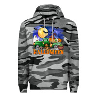 Slate Camo halloween truck Premium Hoodie - AdoDesignShop