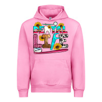 Fuchsia Pink dental life Urban Hoodie - Artiststas