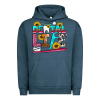 Pigment Midnight Navy dental life Urban Hoodie - Artiststas