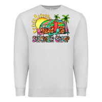 Dove Grey summer camp Premium Sweatshirt - Zillion Design Studio