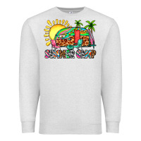 Oatmeal Heather summer camp Premium Sweatshirt - Zillion Design Studio