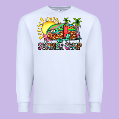 Summer Camp Premium Sweatshirt Designed By Zillion Design Studio