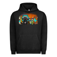 Pigment Black love black angus indian headdress Urban Hoodie - JahusDesignShop