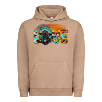 Pigment Burro love black angus indian headdress Urban Hoodie - JahusDesignShop