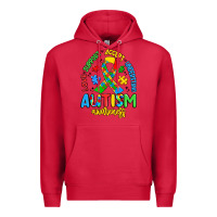 Cardinal love support accept understand autism awareness Premium Hoodie - Artiststas