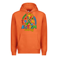 Carrot love support accept understand autism awareness Premium Hoodie - Artiststas