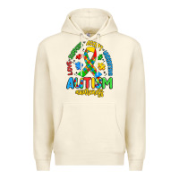 Sandshell love support accept understand autism awareness Premium Hoodie - Artiststas