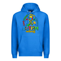 True Royal love support accept understand autism awareness Premium Hoodie - Artiststas