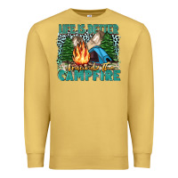 Antique Gold life is better around the campfire Premium Sweatshirt - Zillion Design Studio