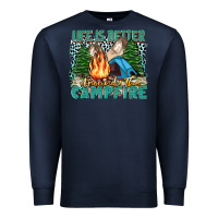 Navy life is better around the campfire Premium Sweatshirt - Zillion Design Studio