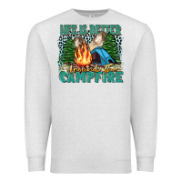 Oatmeal Heather life is better around the campfire Premium Sweatshirt - Zillion Design Studio