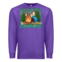 Purple life is better around the campfire Premium Sweatshirt - Zillion Design Studio