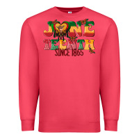 Cardinal juneteenth since 1865 with heart Premium Sweatshirt - texasbilliewilder