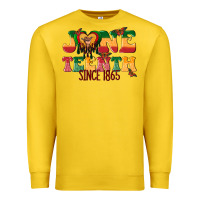 Lemon juneteenth since 1865 with heart Premium Sweatshirt - texasbilliewilder