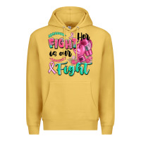 Antique Gold her fight is our fight Premium Hoodie - Artiststas