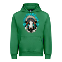 Emerald holstein indian headdress Urban Hoodie - JahusDesignShop