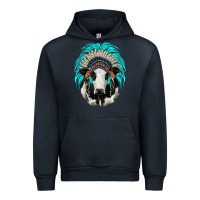Navy holstein indian headdress Urban Hoodie - JahusDesignShop