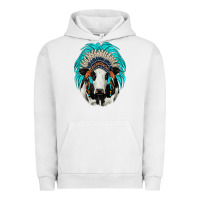 Pigment Lunar Rock holstein indian headdress Urban Hoodie - JahusDesignShop