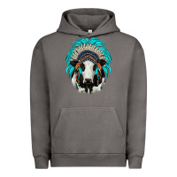 Pigment Tornado holstein indian headdress Urban Hoodie - JahusDesignShop