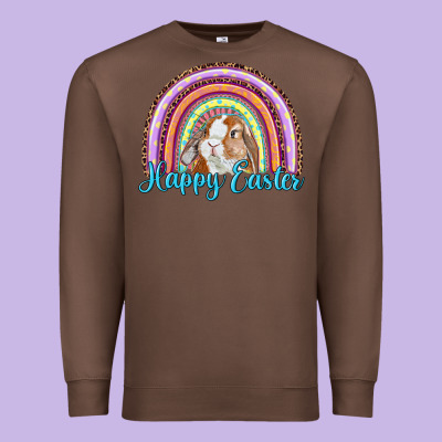 Premium Sweatshirt happy easter rainbow bunny