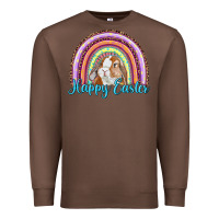 Chestnut happy easter rainbow bunny Premium Sweatshirt - RanaPortraitStore