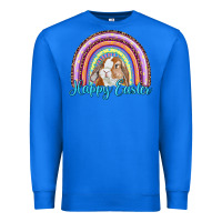 True Royal happy easter rainbow bunny Premium Sweatshirt - RanaPortraitStore