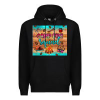Black camp fire squad Premium Hoodie - JahusDesignShop