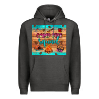 Charcoal Heather camp fire squad Premium Hoodie - JahusDesignShop