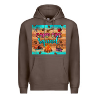 Coffee camp fire squad Premium Hoodie - JahusDesignShop