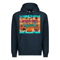 Navy camp fire squad Premium Hoodie - JahusDesignShop
