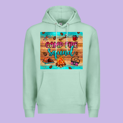 Camp Fire Squad Premium Hoodie Designed By Jahusdesignshop
