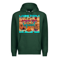 Sports Green camp fire squad Premium Hoodie - JahusDesignShop