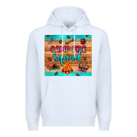 White camp fire squad Premium Hoodie - JahusDesignShop