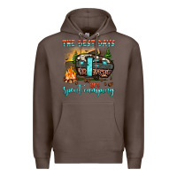 Coffee the best days are spent camping Premium Hoodie - JahusDesignShop