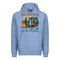 Colony Blue the best days are spent camping Premium Hoodie - JahusDesignShop